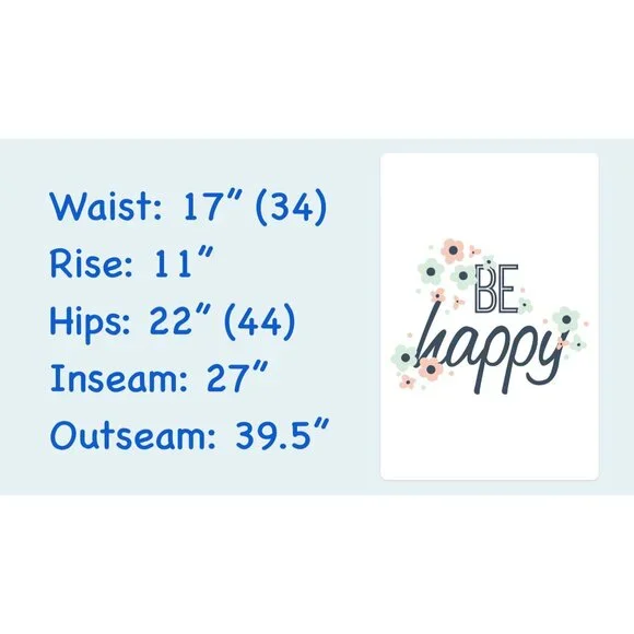 NWT JM Collection Straight Leg Pants Navy Blue Size 14S - Picture 3 of 7